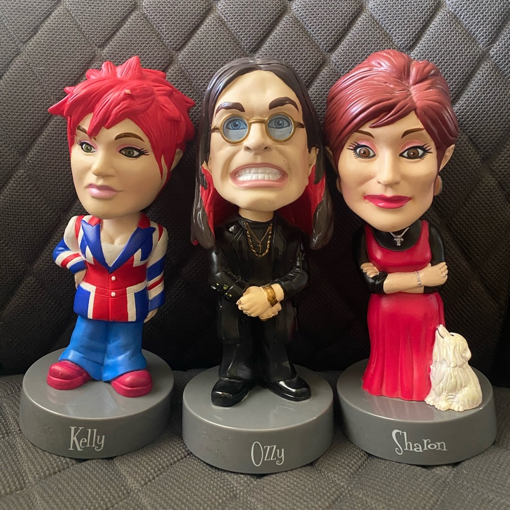 Ozzy Osbourne Set of Three Bobbleheads